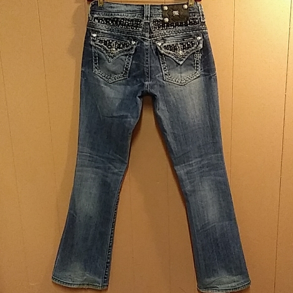 Miss me embellished distressed women's jeans sz 25 - Picture 1 of 8